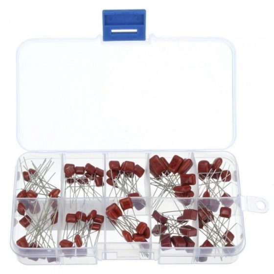 Capacitor MKT Assortment Kit 10-470nF - 100pcs - Image 2
