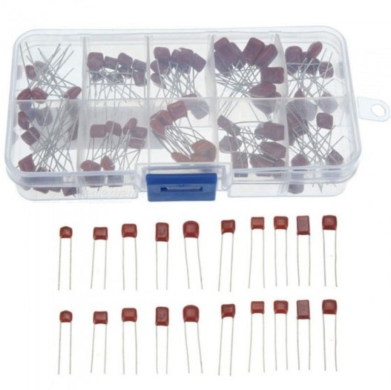Capacitor MKT Assortment Kit 10-470nF - 100pcs - Image 4