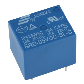 Relay 5V SRD-05VDC-SL-C – 5 Pin Ηλεκτρομαγνητικό Ρελέ SPDT
