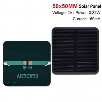Ηλιακό Πάνελ 2V 0.32W (50x50mm)